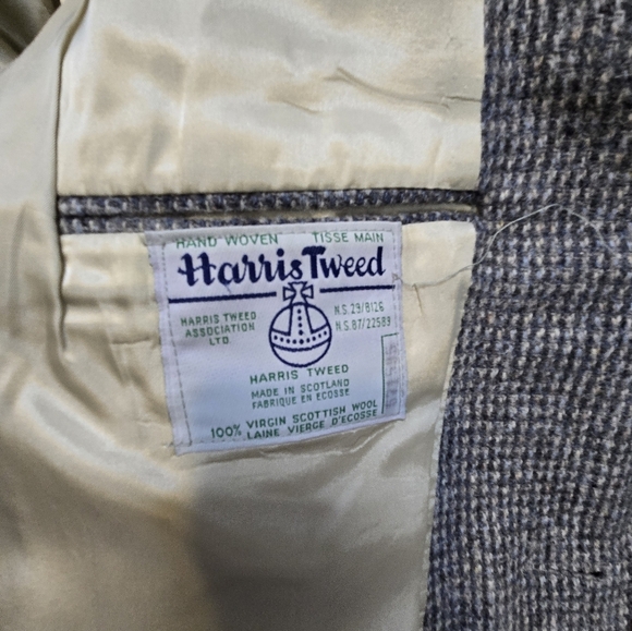 Vintage Harris Tweed Blazer Men’s 100% Wool Jacket  Woodward’s A Man’s World 42R - Picture 9 of 13
